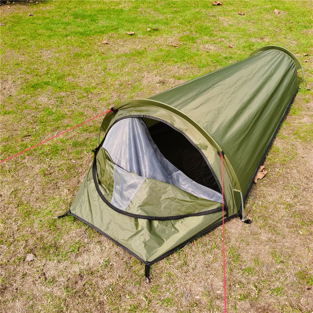 Cheap Goat Tents Ultralight Outdoor Camping Tent Single Person Camping Tent Portable Sleeping Bag Tent camping tent travel Tents 